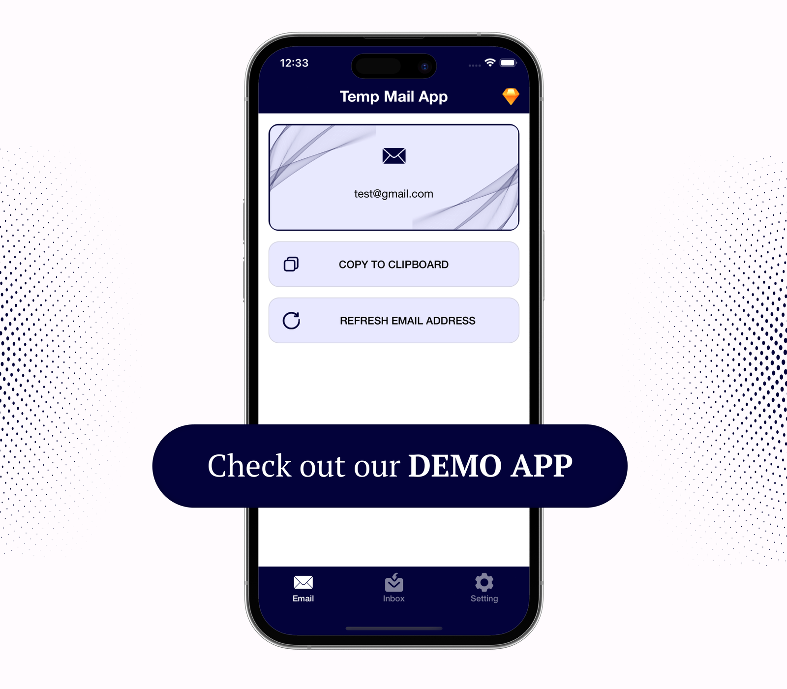 TempMail - Temporary Disposable Email | Swift || Native iOS || Latest Code for Admob Monetization